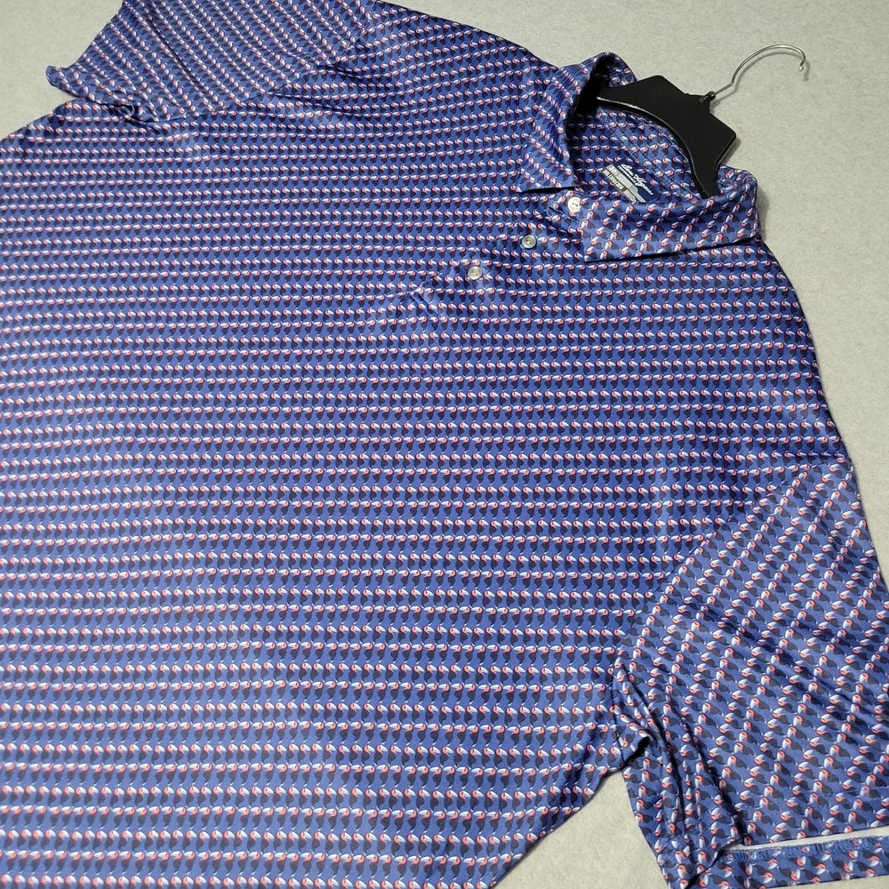 Ben Hogan Performance Men's 3XL Blue Toucan Print Golf Polo